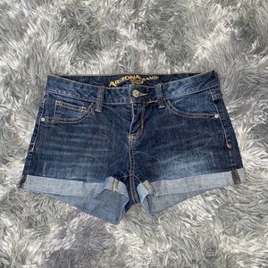 Dark Wash Denim Shorts